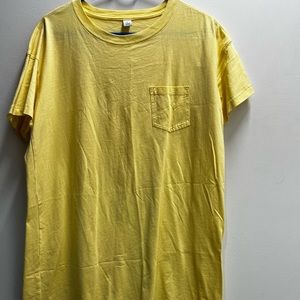 Yellow tee dress